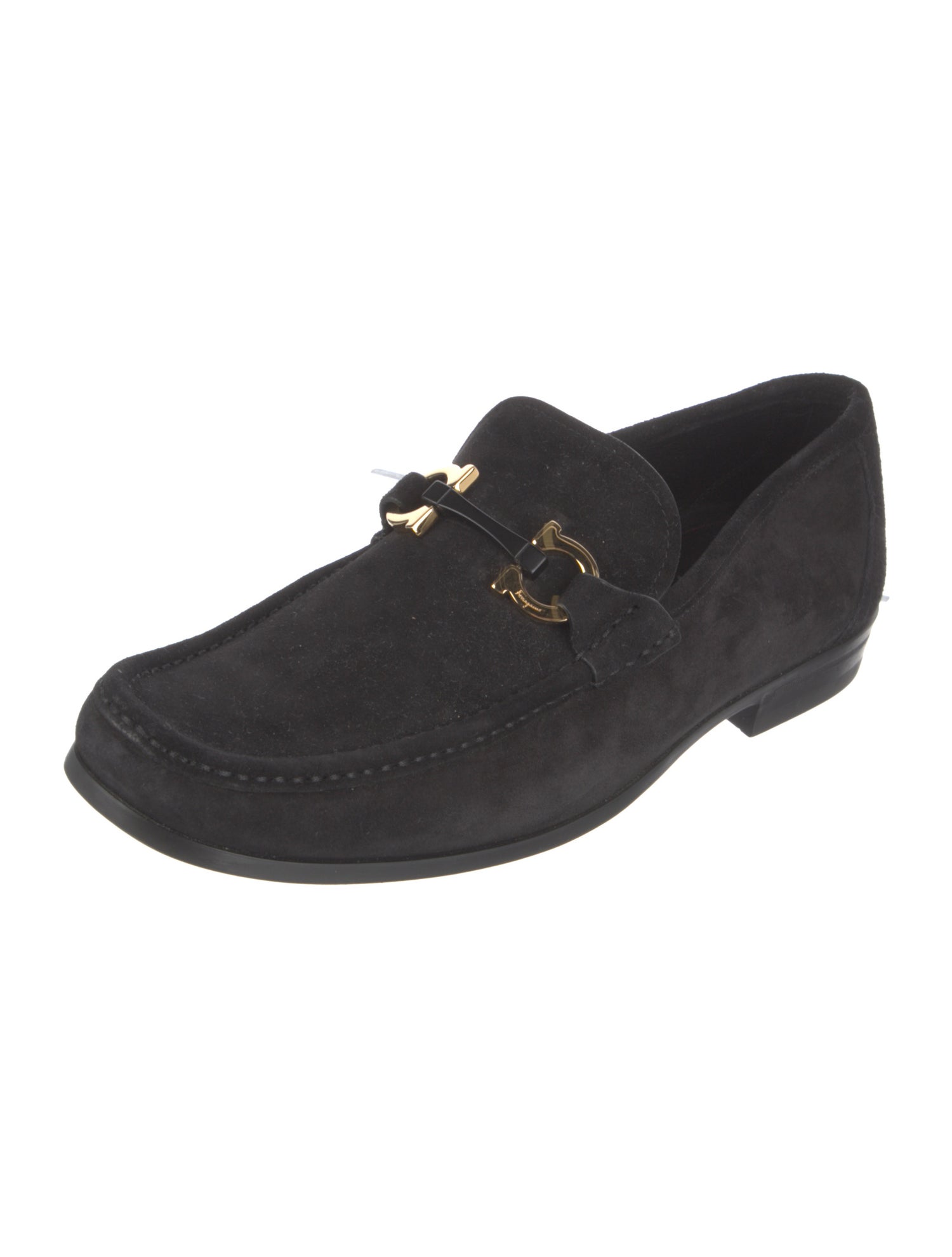 Ferragamo Suede Dress Loafers