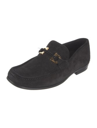 Ferragamo Suede Dress Loafers