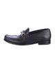 Ferragamo Gancini Logo Leather Dress Loafers