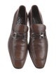 Ferragamo Gancini Logo Leather Dress Loafers