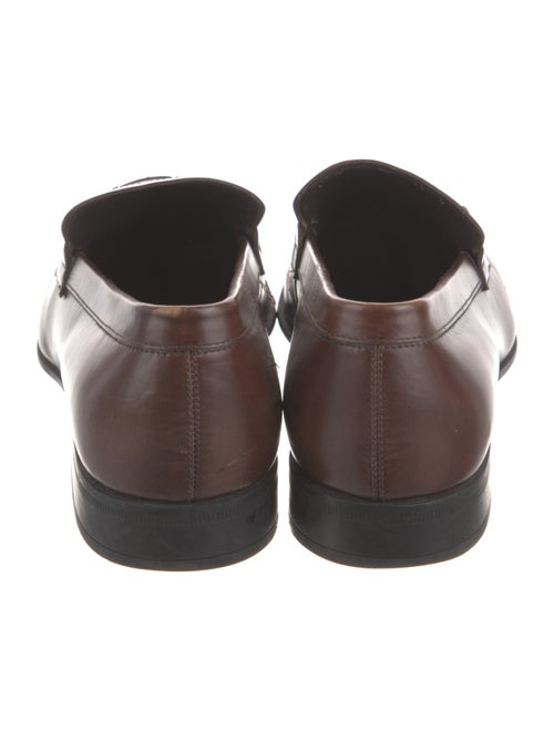 Ferragamo Gancini Logo Leather Dress Loafers