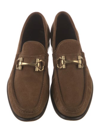 Ferragamo Suede Dress Loafers