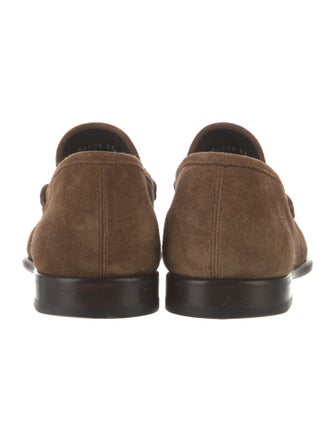 Ferragamo Suede Dress Loafers
