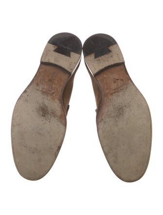 Ferragamo Suede Dress Loafers