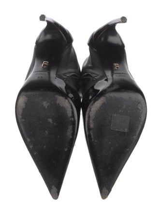 Ferragamo Leather Sock Boots