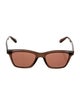 Ferragamo Wayfarer Tinted Sunglasses