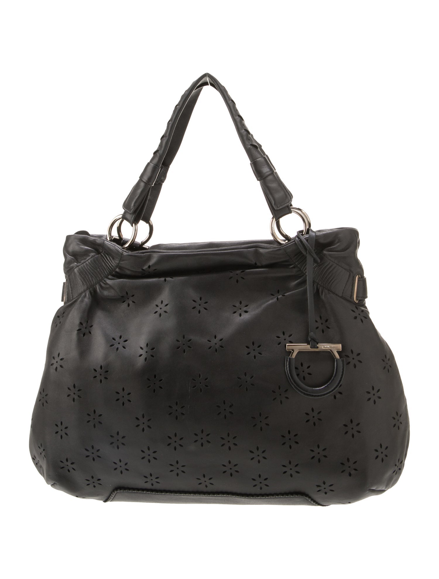 Ferragamo Leather Top Handle Bag