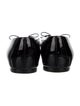 Ferragamo Vara Bow Accent Patent Leather Ballet Flats