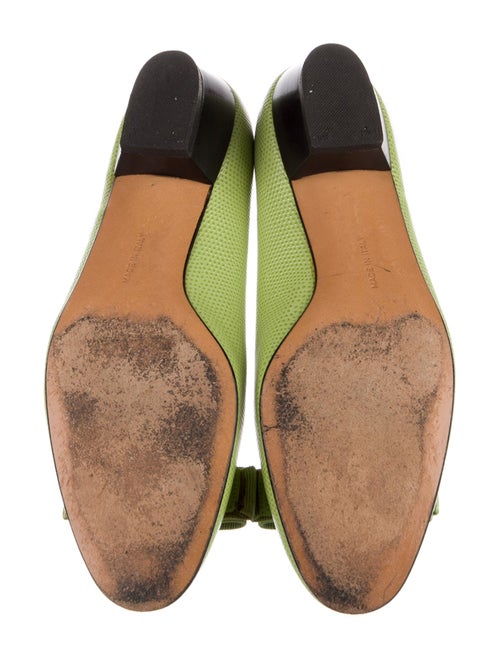 Ferragamo Vara Bow Accent Leather Pumps