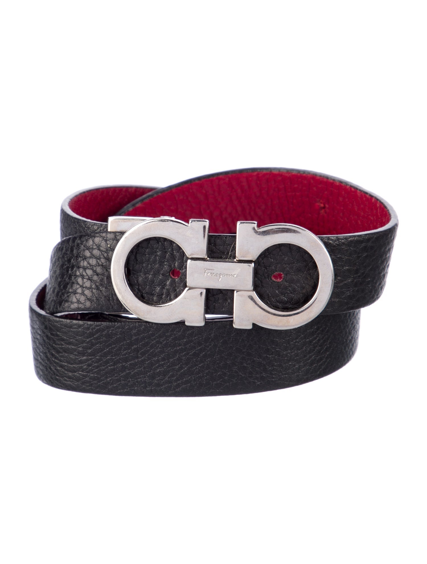 Ferragamo Skinny Leather Belt Kit