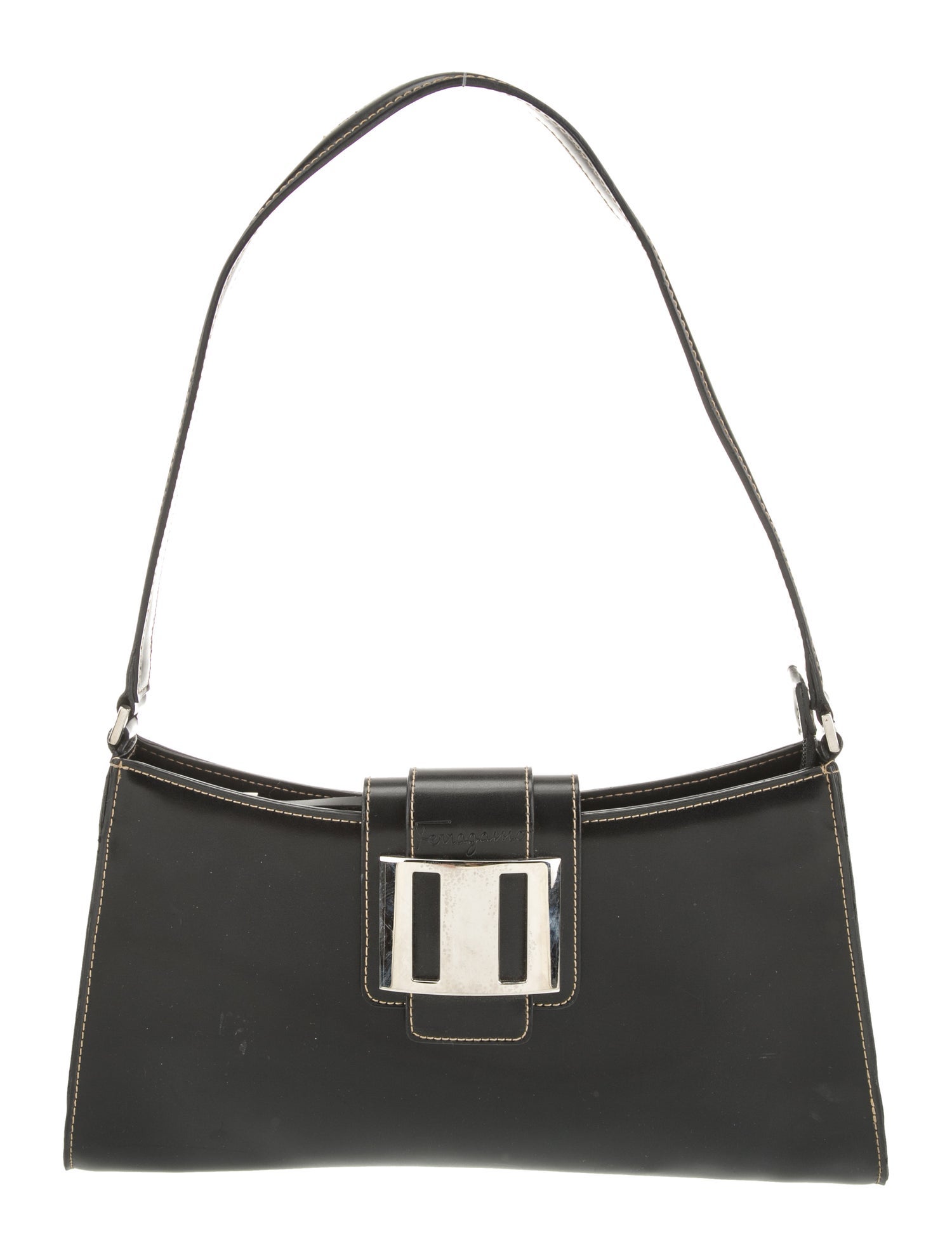 Ferragamo Leather Shoulder Bag