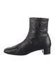 Ferragamo Gancini Logo Leather Boots