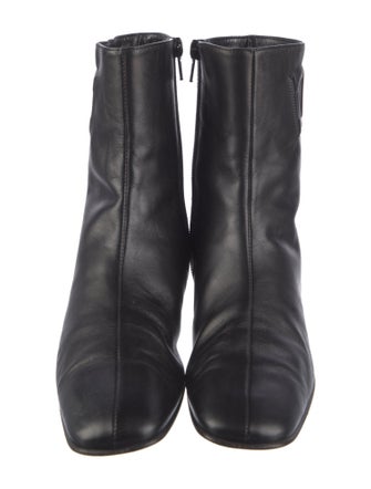 Ferragamo Gancini Logo Leather Boots
