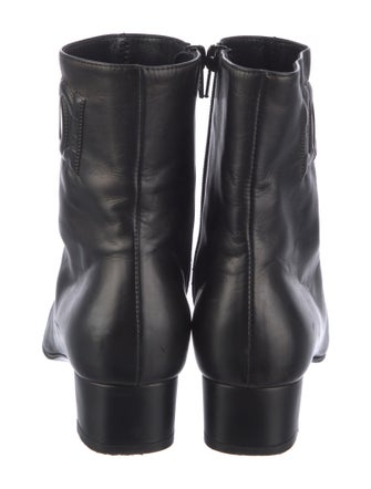 Ferragamo Gancini Logo Leather Boots
