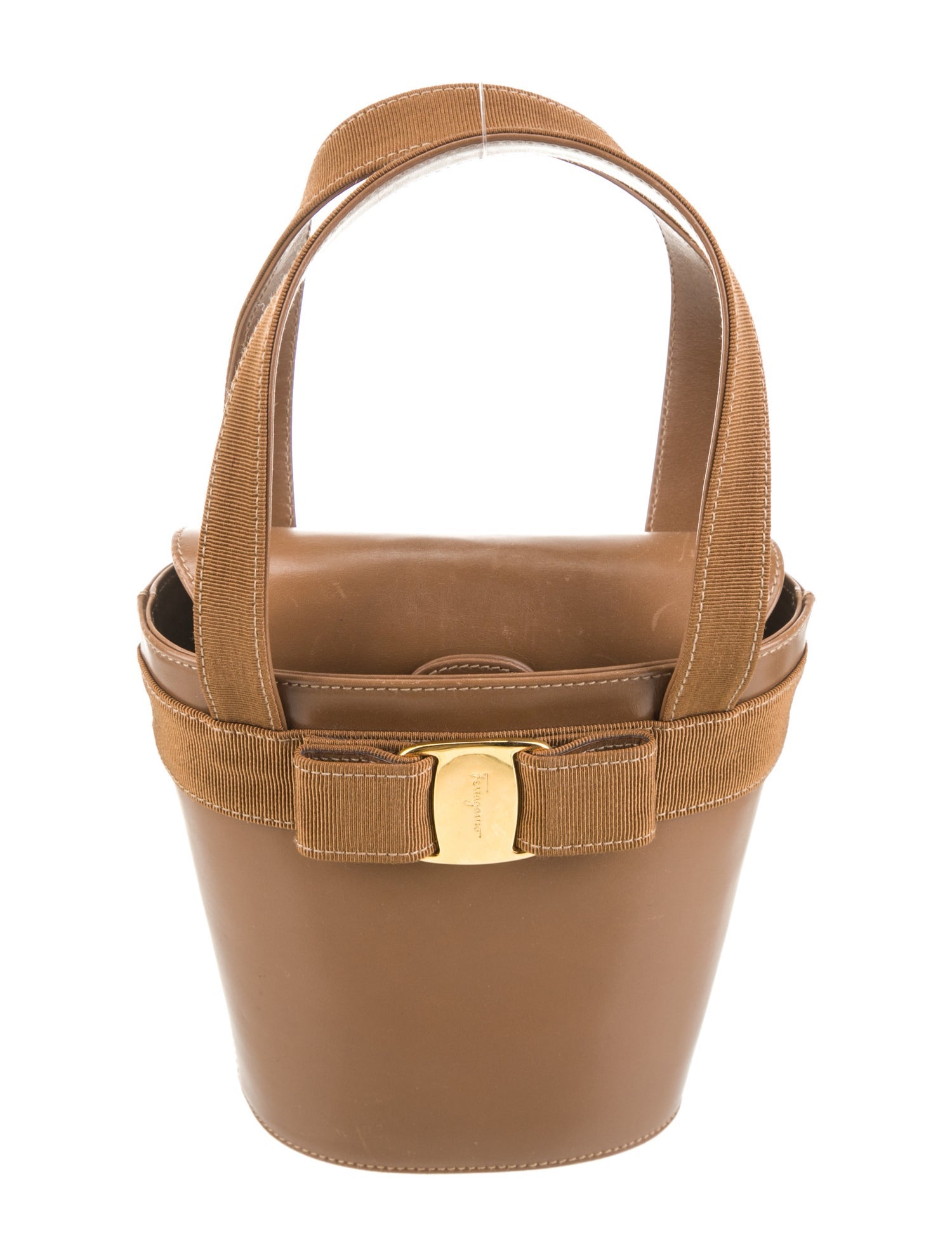 Ferragamo Vara Bow Top Handle Bag
