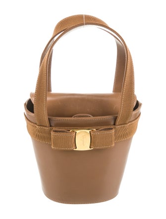 Ferragamo Vara Bow Top Handle Bag