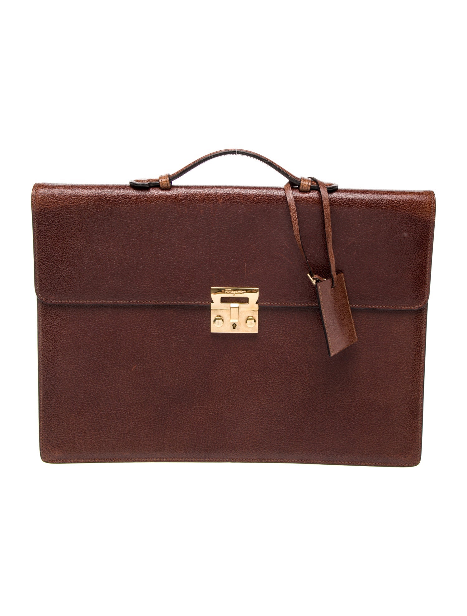 Salvatore Ferragamo Leather Briefcase