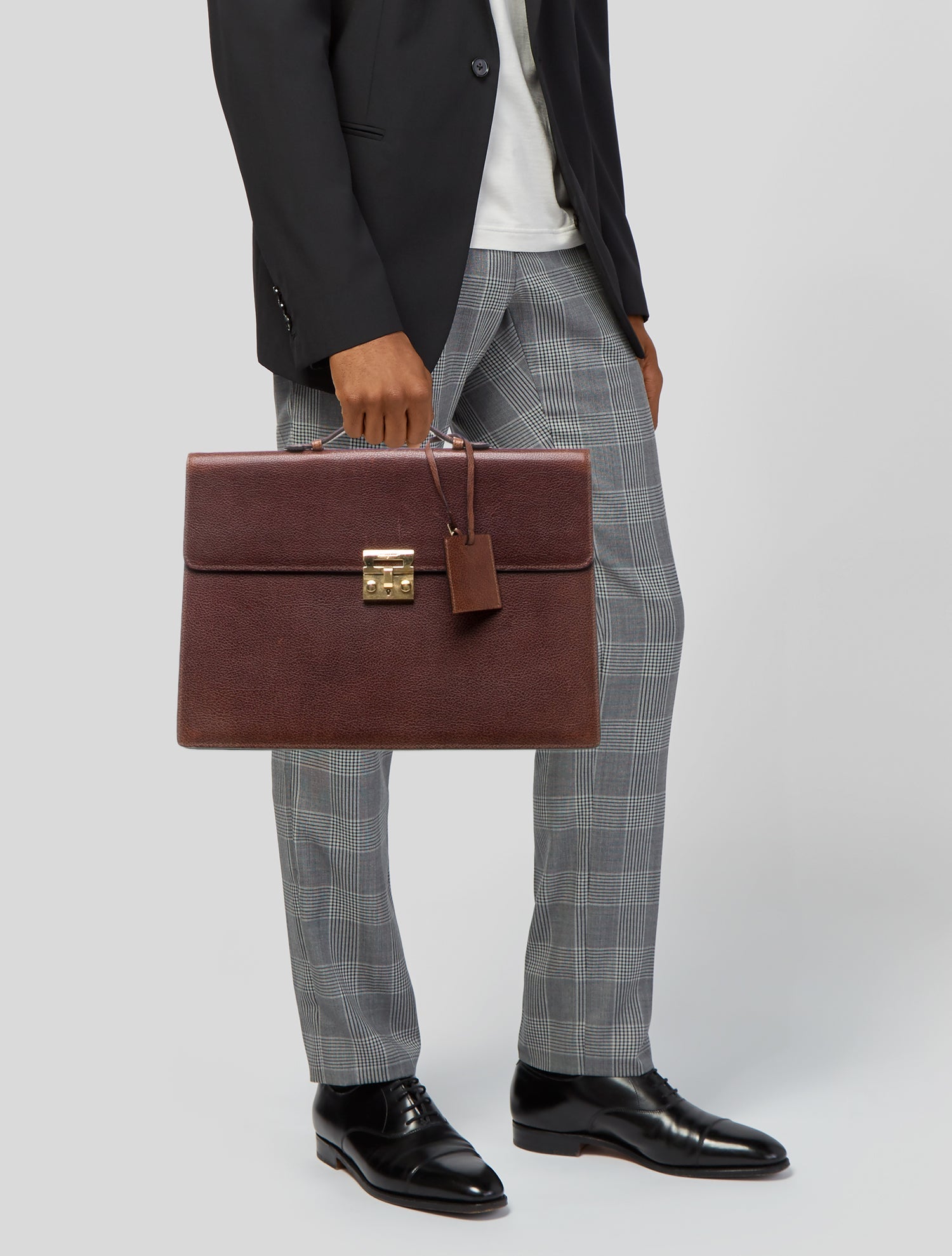 Salvatore Ferragamo Leather Briefcase