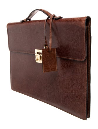 Salvatore Ferragamo Leather Briefcase