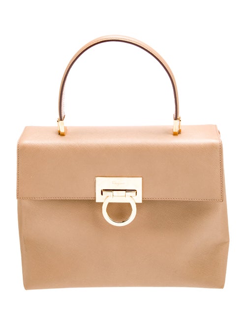 Ferragamo Leather Top Handle Bag