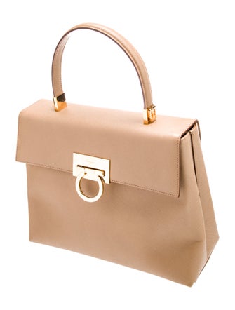 Ferragamo Leather Top Handle Bag