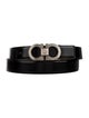 Ferragamo Gancini Logo Leather Belt