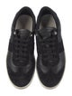 Ferragamo Leather Colorblock Pattern Sneakers