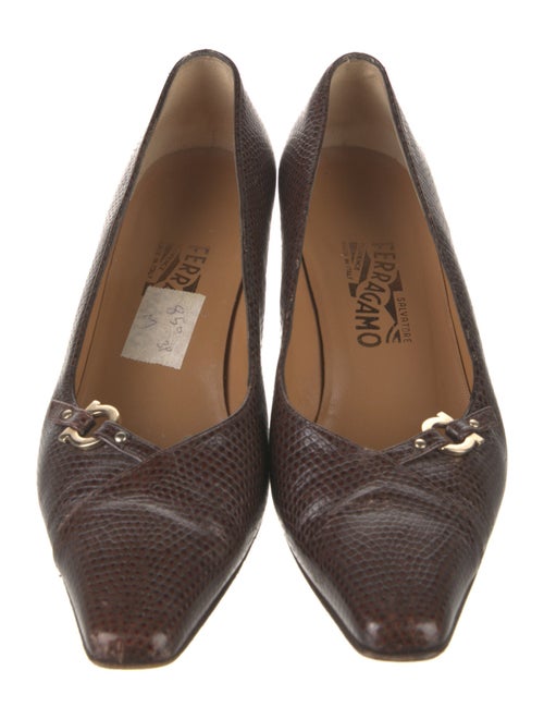 Ferragamo Lizard Pumps
