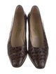 Ferragamo Crocodile Pumps