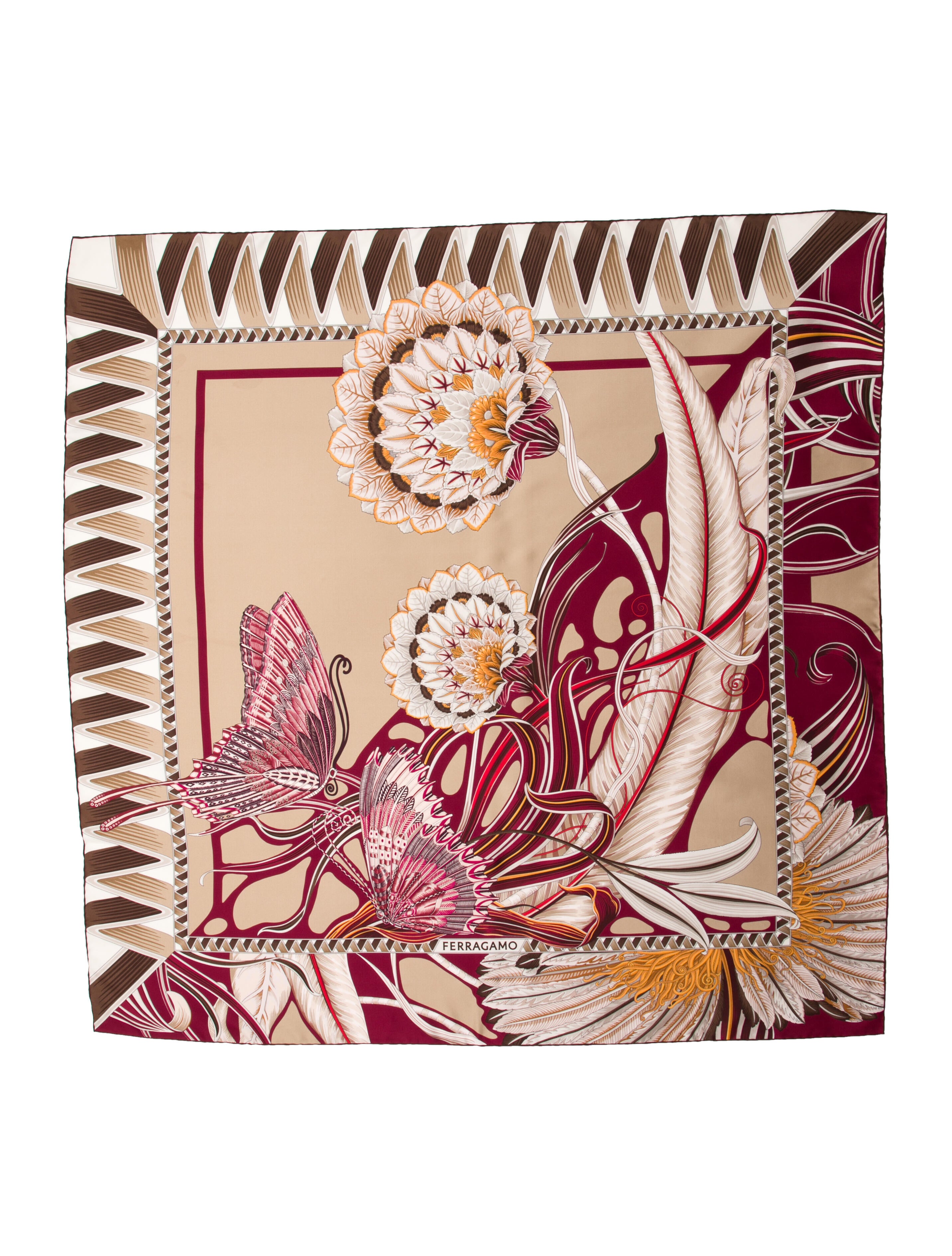Ferragamo Silk Printed Scarf