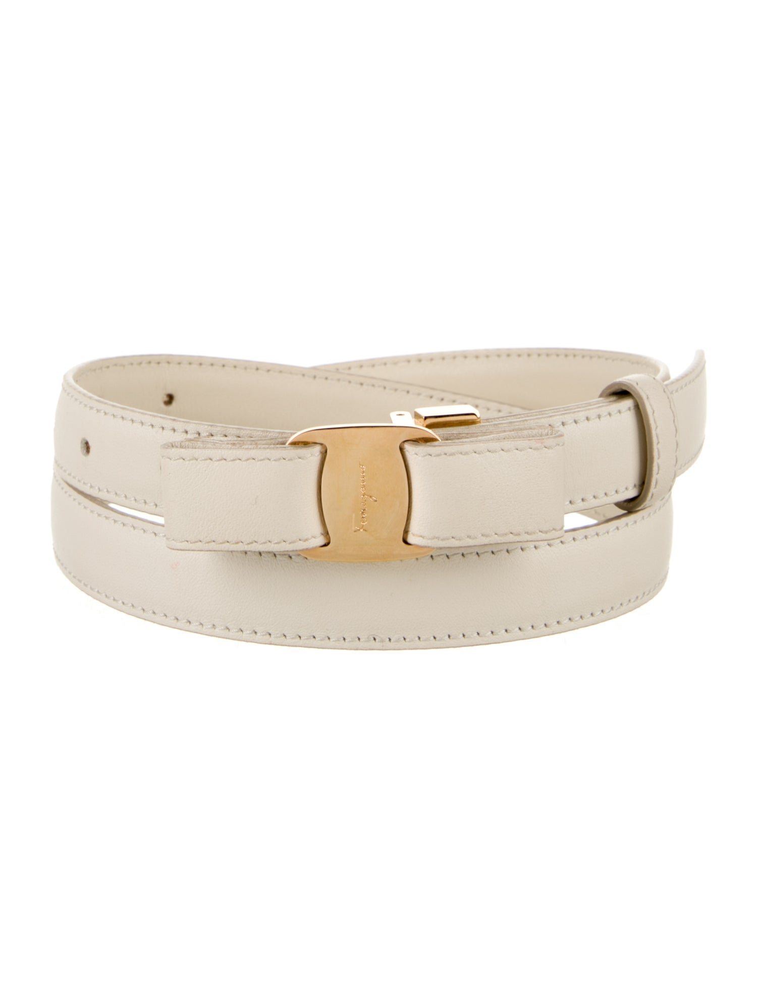 Ferragamo Skinny Leather Belt