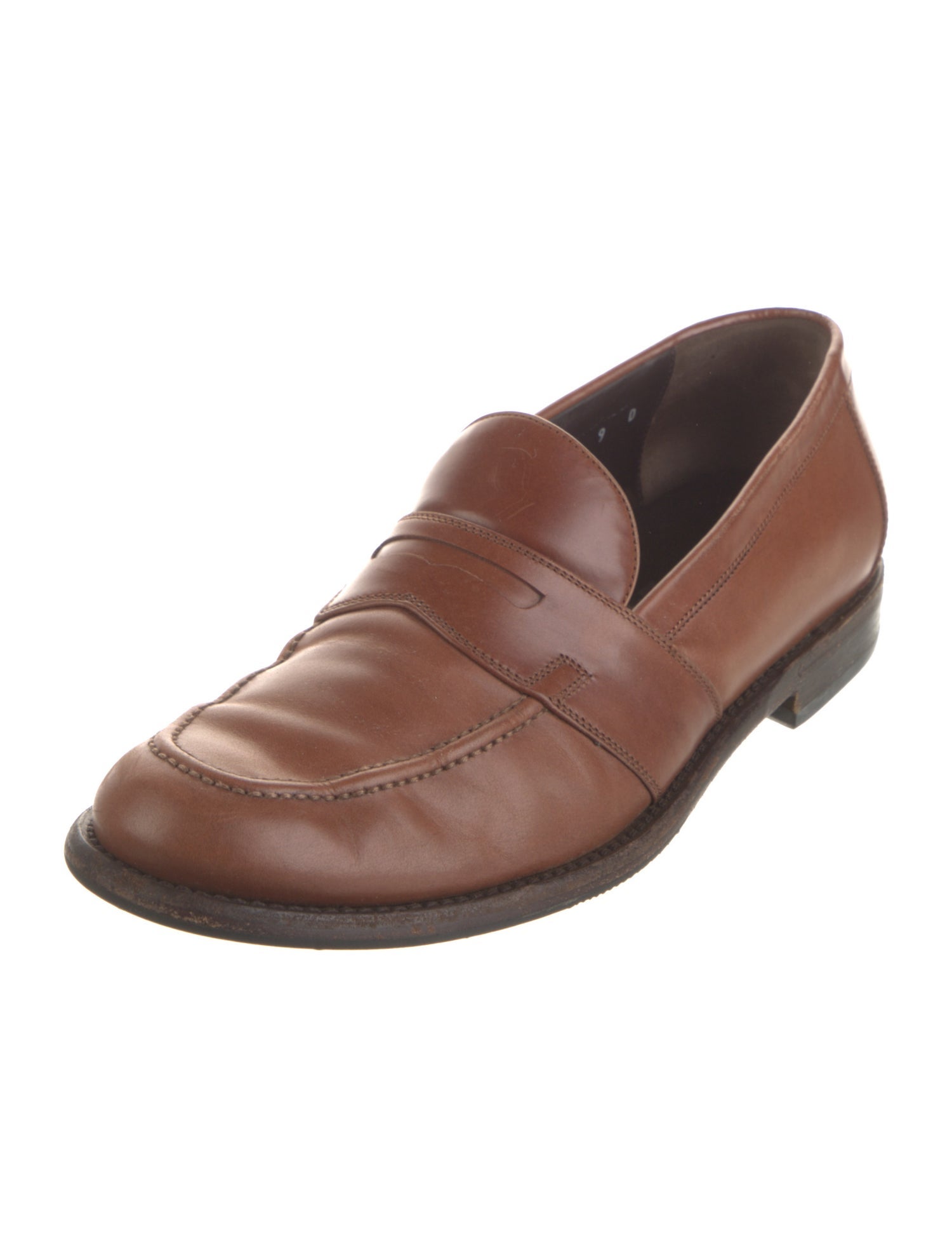 Ferragamo Leather Dress Loafers