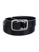 Salvatore Ferragamo Gancini Logo Wide Belt