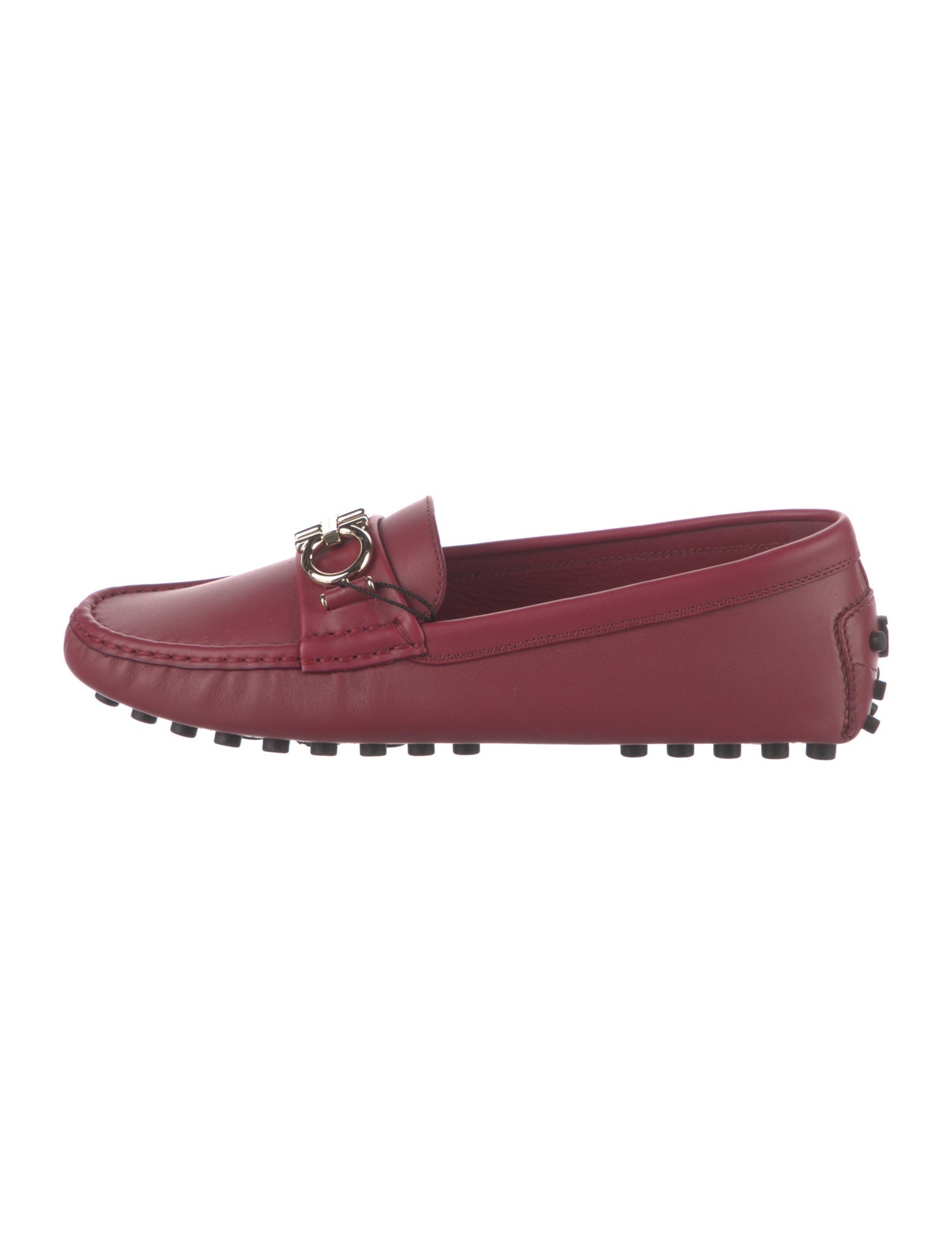 Ferragamo Horsebit Accent Leather Loafers