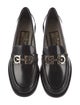 Ferragamo Gancini Logo Patent Leather Loafers