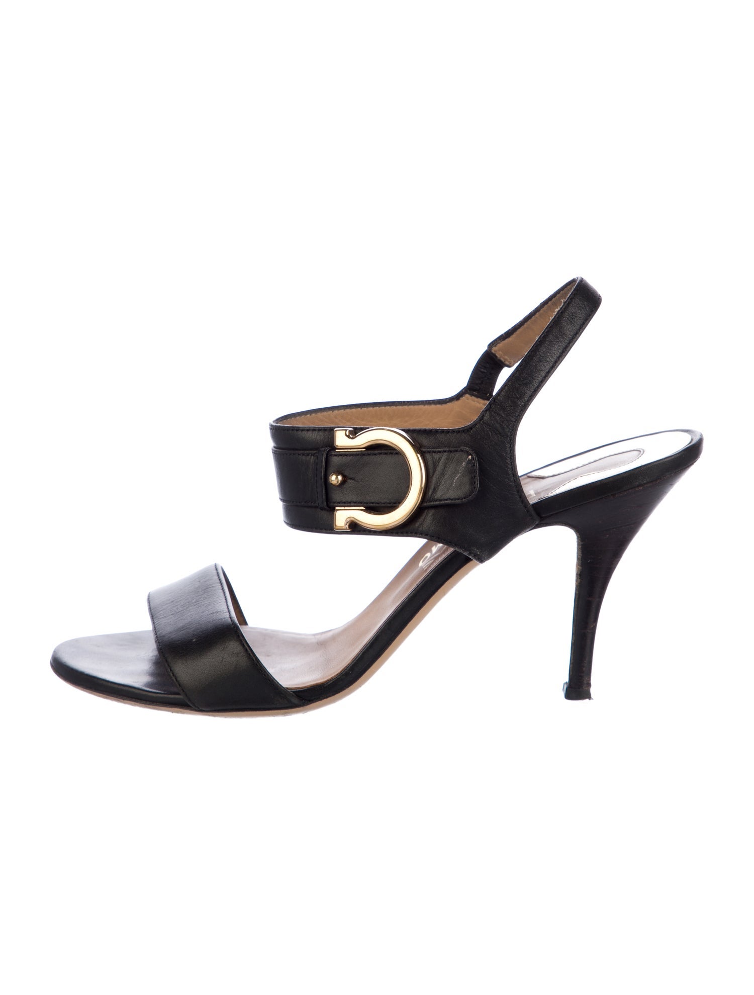 Ferragamo Leather Slingback Sandals