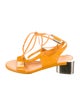 Ferragamo Embossed Leather Sandals