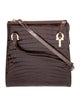Ferragamo Alligator Shoulder Bag
