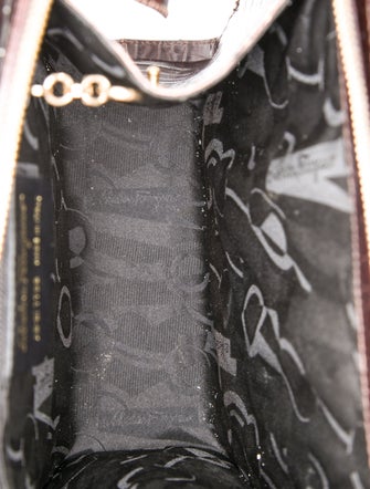 Ferragamo Alligator Shoulder Bag