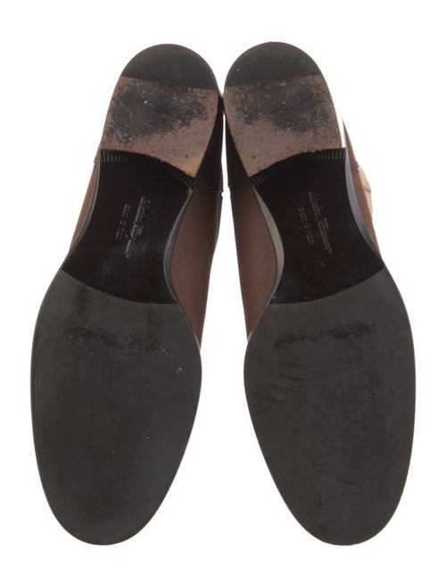 Ferragamo Leather Riding Boots