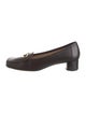 Ferragamo Leather Tassel Accents Loafers