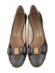 Ferragamo Patent Leather Animal Print Flats