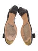 Ferragamo Patent Leather Animal Print Flats