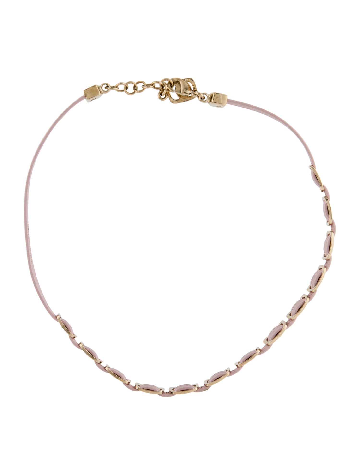 Ferragamo Leather Choker Necklace