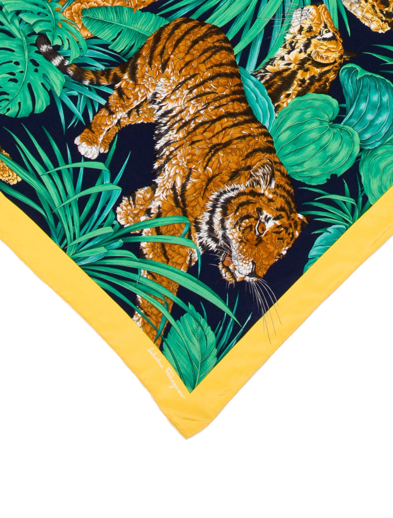 Salvatore Ferragamo Silk Printed Scarf