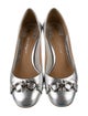 Ferragamo Gancini Logo Leather Pumps