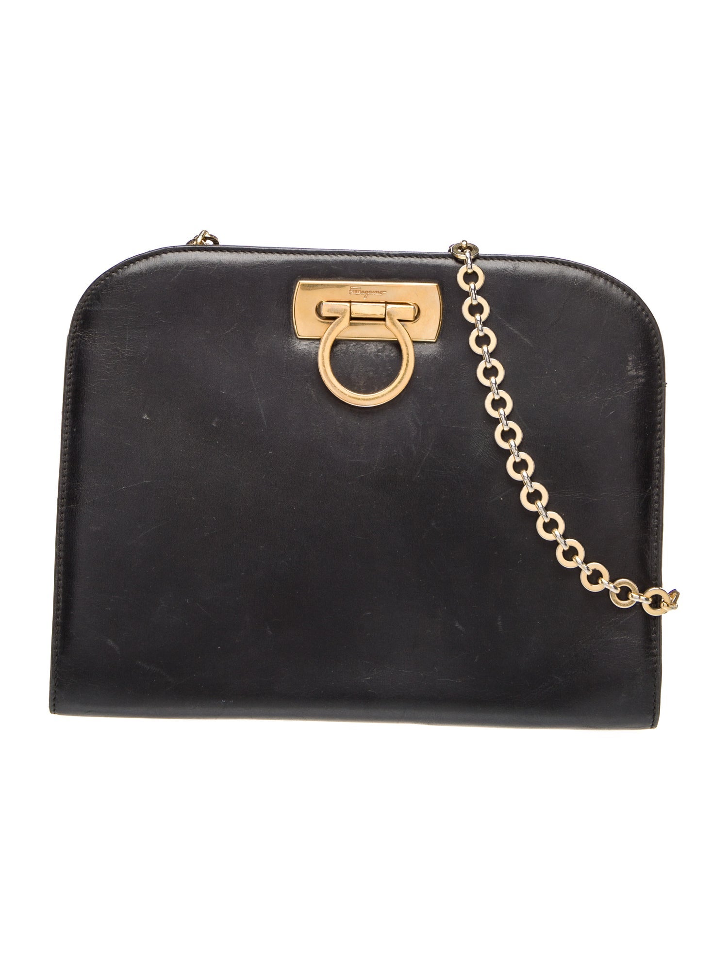 Ferragamo Leather Shoulder Bag