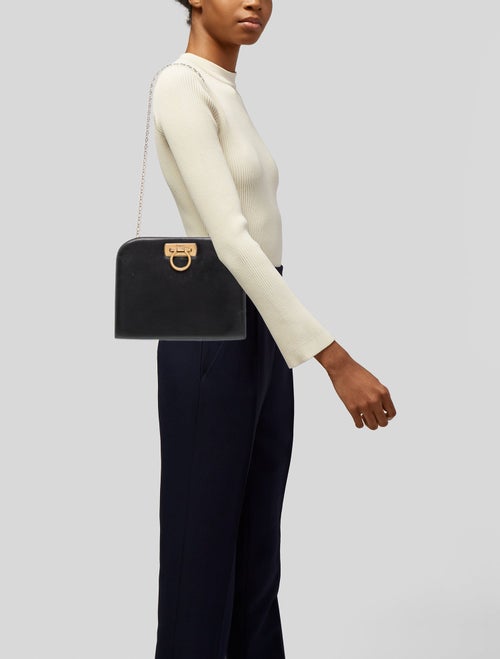 Ferragamo Leather Shoulder Bag