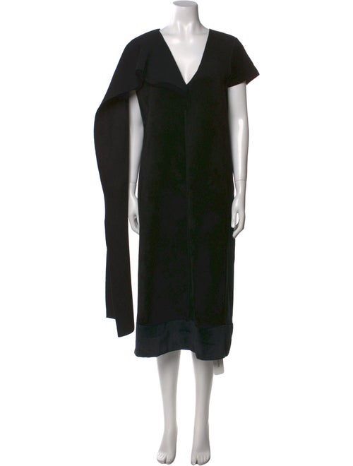 Ferragamo V-Neck Midi Length Dress