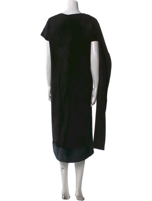 Ferragamo V-Neck Midi Length Dress